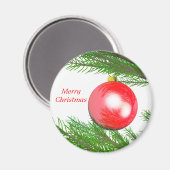 メリークリスマスツリー マグネット (正面/裏面)