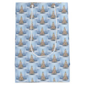 メリークリスマスツリー ミディアムペーパーバッグ (裏面)