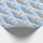 メリークリスマスツリー ラッピングペーパー (角)