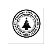 メリークリスマスツリー ラバースタンプ (インプリント)