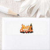 メリークリスマスツリー ラベル (インサイチュ)