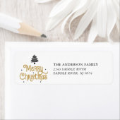 メリークリスマスツリー ラベル (インサイチュ)