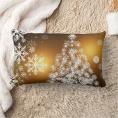 メリークリスマスツリー ランバークッション (ブランケット)