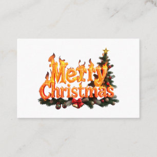 メリークリスマスツリー 名刺