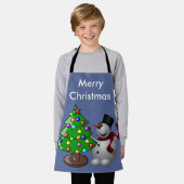 メリークリスマスツリー&雪だるま, ZSSD エプロン (着用した状態)