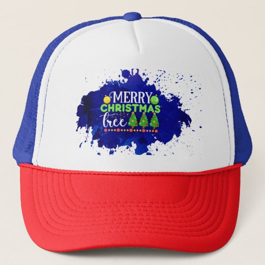 メリークリスマスツリー–34564 キャップ (正面)