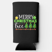 メリークリスマスツリー–34564 スリム缶クーラー (裏面)