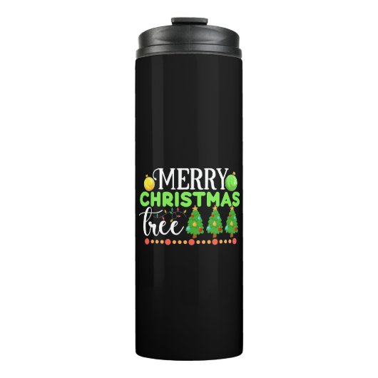 メリークリスマスツリー–34564 タンブラー (正面)