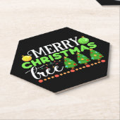 メリークリスマスツリー–34564 ペーパーコースター (アングル)