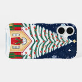 メリークリスマスツリー iPhone 16ケース (裏面横)