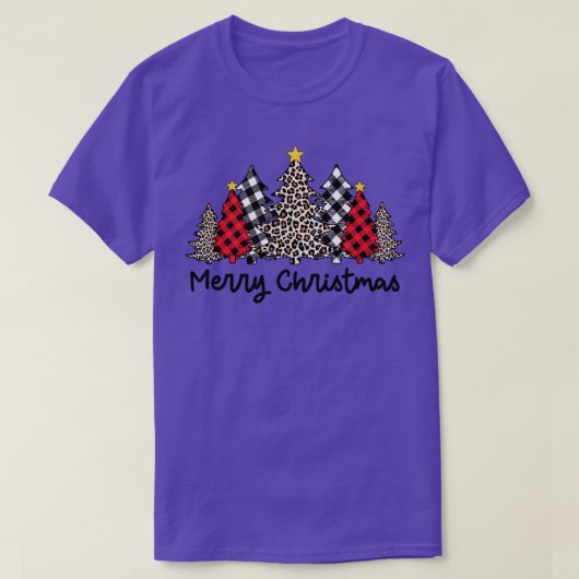 メリークリスマスツリー Tシャツ (デザイン正面)