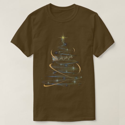 メリークリスマスツリー Tシャツ (デザイン正面)