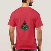 メリークリスマスツリー Tシャツ (裏面)
