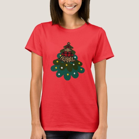 メリークリスマスツリー Tシャツ (正面)