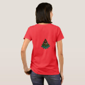 メリークリスマスツリー Tシャツ (裏面フル)