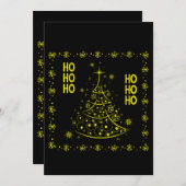 メリークリスマスツリーHホー シーズンカード (正面/裏面)