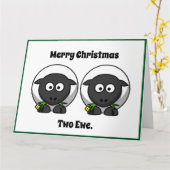 メリークリスマスツーエウカートゥーン カード (黄色い花)