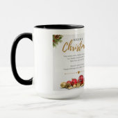 メリークリスマスツートーンコーヒーマグ マグカップ (左)