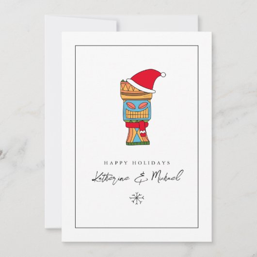 メリークリスマスティキ 招待状 (正面)