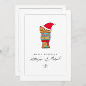 メリークリスマスティキ 招待状 (正面/裏面)