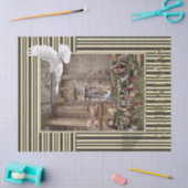 メリークリスマスティッシュペーパーイエス出生 薄葉紙 (クラフト)