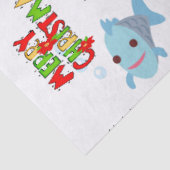 メリークリスマスティッシュペーパーサメ魚 薄葉紙 (詳細)
