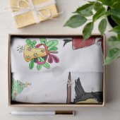 メリークリスマスティッシュペーパー雪だるまペンギン 薄葉紙 (ギフト)