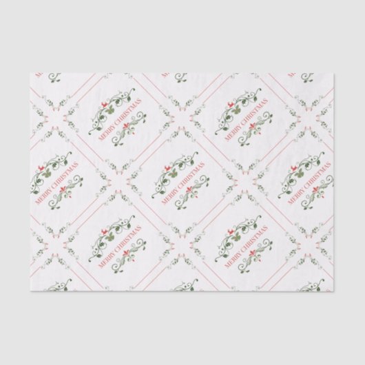 メリークリスマスティッシュペーパー 薄葉紙 (正面)