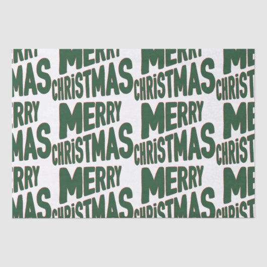 メリークリスマスティッシュペーパー 薄葉紙 (正面)