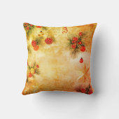 メリークリスマスティーカップオレンジベリーシナモン クッション (裏面)