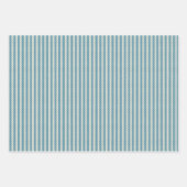 メリークリスマスティール（緑がかった色）グリーンヴィンテージ ラッピングペーパーシート (正面3)