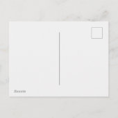 メリークリスマスティール(緑がかった色)フローラ |写真ホリデーカード シーズンポストカード (裏面)