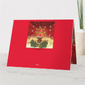 メリークリスマステキサス州ロングホーンスタイル! カード (裏面)