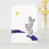 メリークリスマステキサス州 カード (黄色い花)