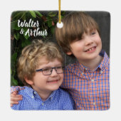 メリークリスマステキサス州 セラミックオーナメント (裏面)