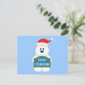 メリークリスマステディベアアニメ シーズンポストカード (スタンド正面)