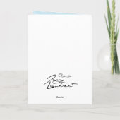 メリークリスマステディベアファミリーグリーティングカード シーズンカード (裏面)