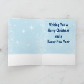 メリークリスマステディベアファミリーグリーティングカード シーズンカード (内部)