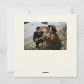 メリークリスマステディベアフェイクレザー シーズンカード (裏面)