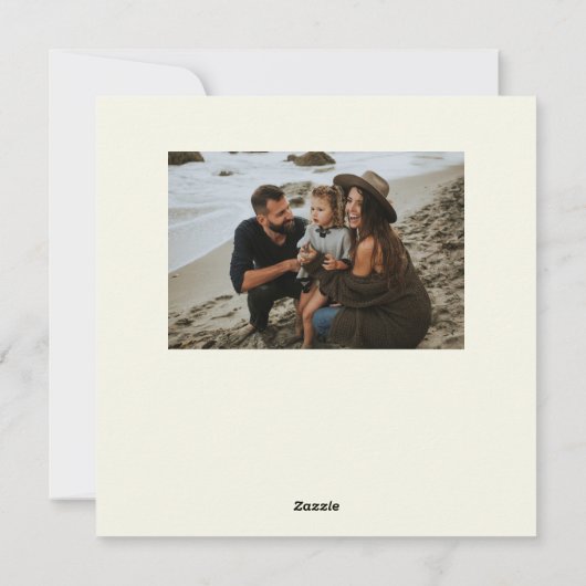 メリークリスマステディベアフェイクレザー シーズンカード (裏面)