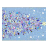 メリークリスマステーブルクロスのクリスマスツリー テーブルクロス (正面(横))