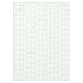 メリークリスマステーブルクロス、クリスマスグリーンの木 テーブルクロス (正面)