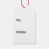 メリークリスマスディアギフトラベル ギフトタグ (裏面)