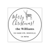 メリークリスマスディアスクリプト ラバースタンプ (インプリント)