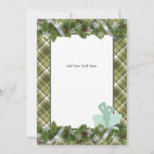 メリークリスマスディアフラットグリーティングカード カード (裏面)