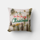 メリークリスマスディアーカラフル装飾用クッション クッション (正面)