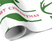 メリークリスマスディアーラッピング紙- Michael ラッピングペーパー (ロールコーナー)