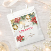 メリークリスマスディナーパーティー フェイバーバッグ (クリップ留めされた状態)