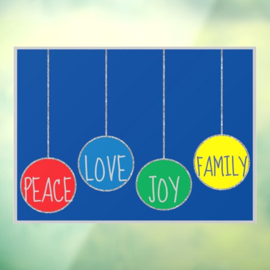 メリークリスマスデコスウィンドウにしがみつく ウィンドウサイン (シート3)