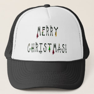 メリークリスマスデコレーションフォント キャップ